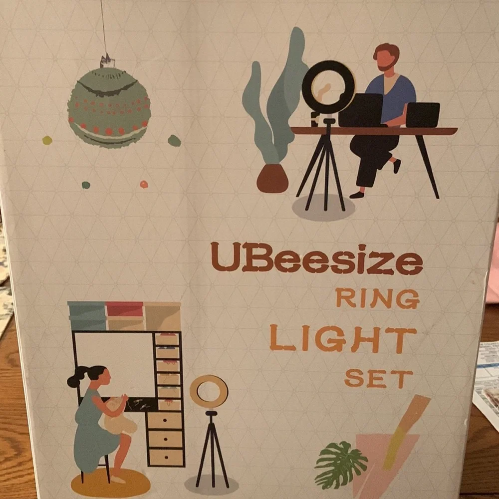 Uber size Ring Light Set new in box